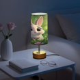 thumbnail image 6 of Touch Control Table Lamp with LED Bulb Bedside Lamp for Bedroom Living Room Cute Bunny with Big Eyes, 6 of 8