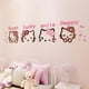 thumbnail image 3 of Sanrio Kawaii Hello Kitty 3D pegatina de pared, dibujos animados Anime, decoración de pared de dormitorio de niños, pegatina de fondo de cabecera, juguete de regalo, 3 of 4