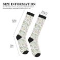 thumbnail image 5 of Bixox Aerial Flora Print Compression Socks,Compression Socks Women & Men Circulation for Medical,Running,Athletic, 5 of 7