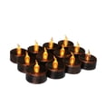 thumbnail image 3 of BEADCEST 20 Pcs Led Candles Tealight Lamp Yellow On Off Switch For Outdoor Use, 3 of 8