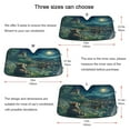 thumbnail image 5 of Qxltty Raccoon Journey Car Windshield Sunshades Foldable UV Rays Sun Visor Protector Keep Your Vehicle Cool 57×31.5in, 5 of 8