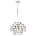 thumbnail image 1 of Elegant Lighting Mila Suspension 16 Pouces en chrome, 1 of 2