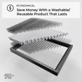 thumbnail image 3 of K&N Cabin Air Filter: Washable and Reusable: Designed For Select 2011-2018 Dodge/Chrysler (Challenger, Charger, 300, 300C) Vehicle Models, VF2027, 3 of 8