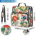 thumbnail image 2 of FORMRS Zipper Binder with Shoulder Strap 2-inch Ring 500 Sheet Capacity File Bag, Colorful Flowers Pattern, 2 of 5