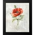 thumbnail image 2 of Robinson, Carol 20x24 Black Modern Framed Museum Art Print Titled - Linen Poppy, 2 of 5