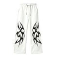 thumbnail image 4 of CONZONE Toddler Boys Baggy Sweatpants Y2K Graphic Joggers for Boys Drawstring Fall Winter Athletic Trousers with Pockets, 4 of 5