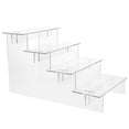 thumbnail image 1 of SHOWERORO Fragrance Display Shelf Clear Display Risers Stand for Dressing Table 1Pack, 1 of 6