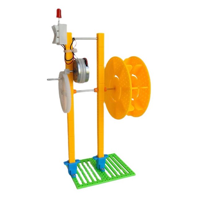 DIY Hand-cranked Water Turbine Generator, Hydroelectric Kit Can Be Hand-cranked Water Turbine Generator, Student Physics Experiment Model,Fun Science Project Kit