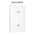 thumbnail image 4 of Kll Geometric Wall Plate,Gloss Finish,Standard Size 1 - 5" X 3", Polycarbonate Thermoplastic,Electric Receptacle Plug Covers, 4 of 8