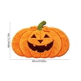 thumbnail image 3 of LEFXSMR Fall Decor Bathroom Rugs Pumpkin Shaped Non-Slip Bath Mat Thanksgiving Decorations Soft Area Rug for Front Door Porch Entryway, Orange, 3 of 6