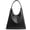 Black, variant on Hobo Bags for Women Soft Vegan Leather Shoulder Handbag Slouchy Tote Purses