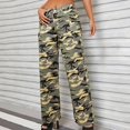 thumbnail image 2 of PEASKJP Means Jeans Athletic Fit High Waisted Stretch Drawstring Denim Joggers Pants, Green M, 2 of 5