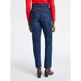 thumbnail image 3 of Free Assembly Women's and Women's Plus High Rise Straight Jeans, 30" Inseam, Sizes 0-26W, 3 of 5