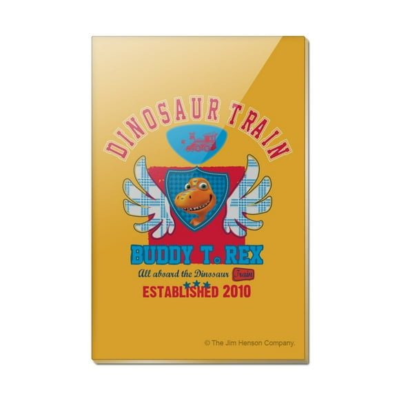 Dinosaur Train Established 2010 All Aboard! Rectangle Acrylic Fridge Refrigerator Magnet