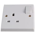 thumbnail image 1 of VOLEX ACCESSORIES - 13A 1 Gang DP Switched Socket, White, 1 of 1