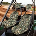 thumbnail image 2 of KUIFORTI Green Camouflage UTV Seat Covers Waterproof Scratch-resistant Seats Cover with Headrest Covers Outdoor Seat Cover Set Compatible with Rhino 700 660 450 2004-2021, 2 of 6