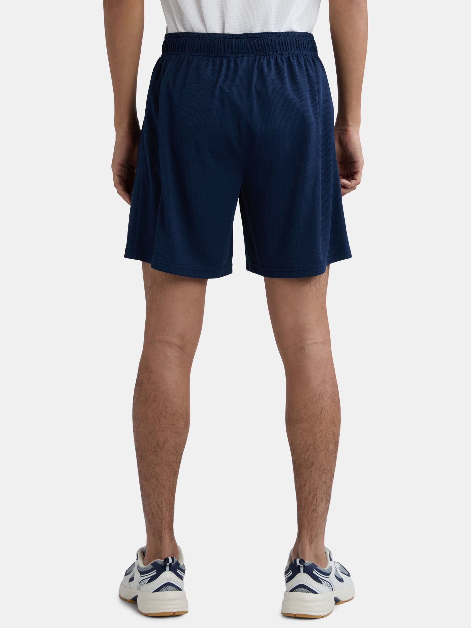 Athletic Works Men's and Big Men's Mesh Shorts, 7" Inseam, Sizes S-5XL