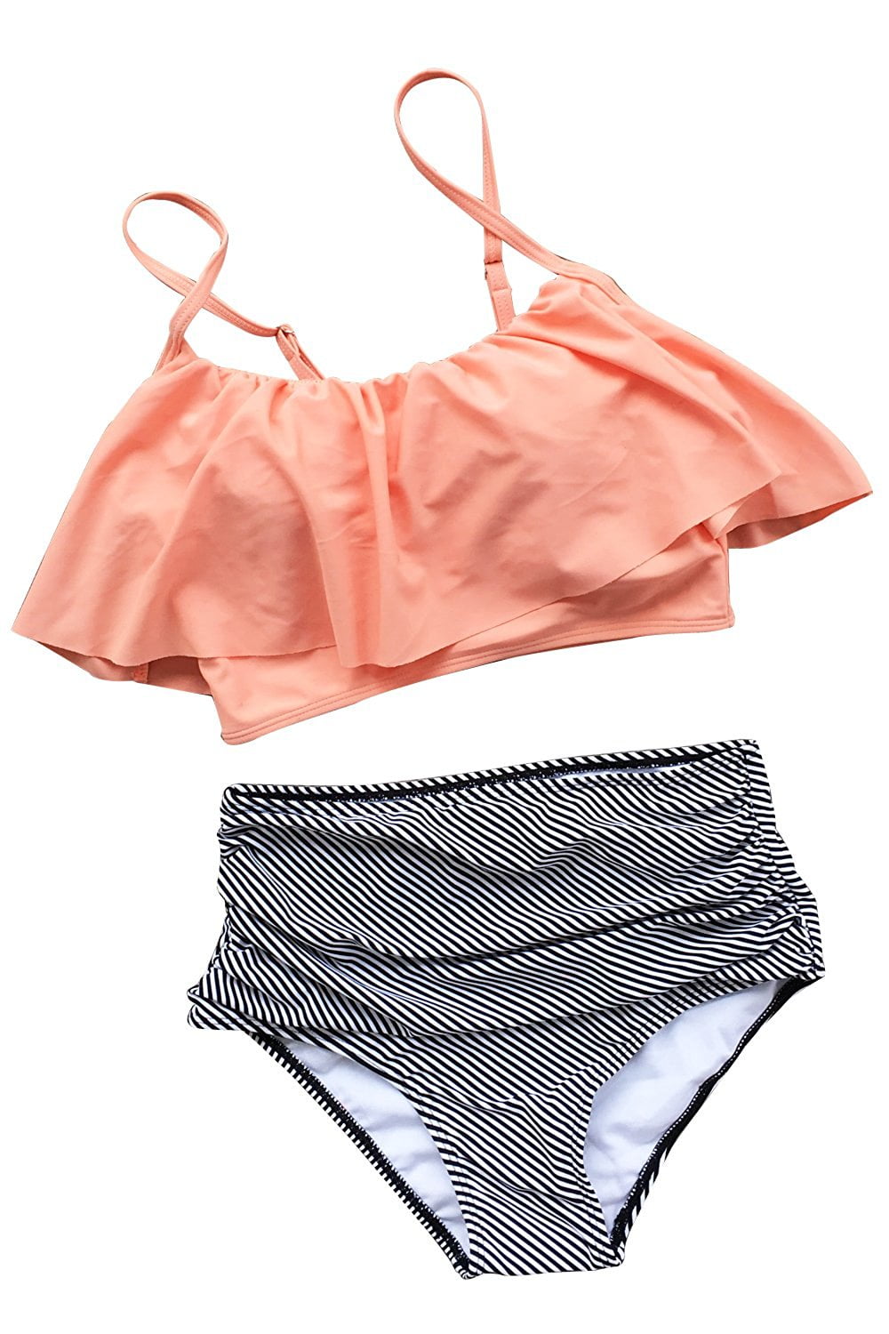 high waisted bathing suit kids