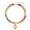 Color 03, variant on Layered Necklaces for Women, 14K Gold Plated Heart Pendant & Colorful Acrylic Beaded Choker, Cute Trendy Jewelry, Anti-Tangle Single Clasp Design, Summer Beach Boho Necklace for Women