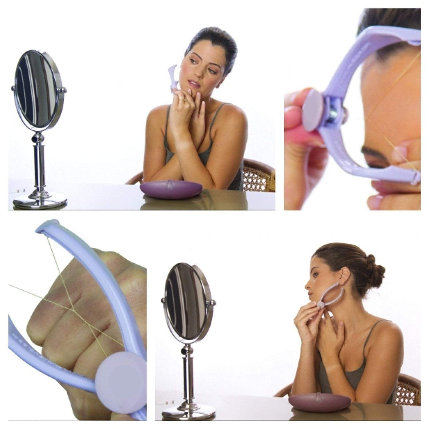 Slique Eyebrows Face & Body Hair Threading & Removal System - Parda