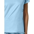 thumbnail image 2 of EON Women's COOLMAX V-Neck Solid Scrub Top, 2 of 2