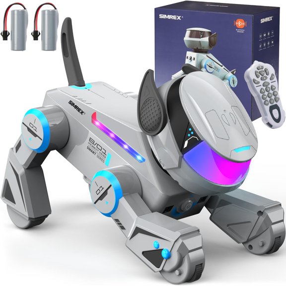 Juguete robot para perros SIMREX AN-02 CyberDog con Bluetooth Gray