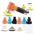 thumbnail image 2 of Pneumatic Polishing Grinding Machine 2inch 3inch Mini Orbital Air Sander Air Tools Buffer Dual Action Orbital Polisher For Car ,Easy to Use, 2 of 7