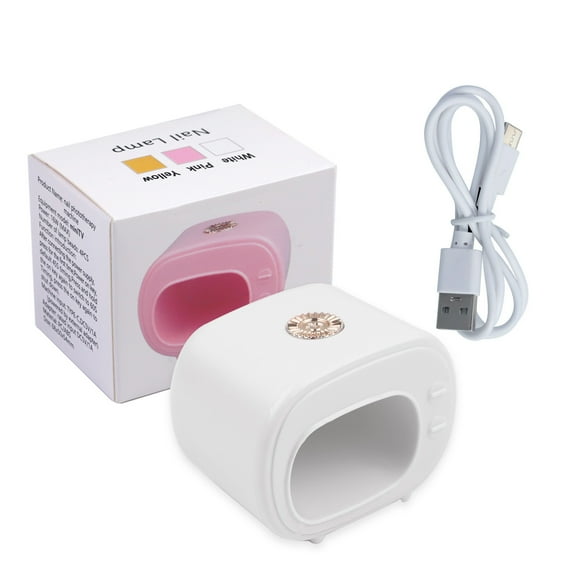 Mini UV LED Nail Lamp, Nails Curing Machine, Nail Dryer for One Finger Small Portable Single Finger Nail Dryer Lamp Nail Gel LED Nail Art Tools, DIY Nails at Home, Christmas Birthday Gifts for Women