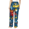 thumbnail image 3 of Fotbe Vehicles Cartoon with Funny Drivers Women's Pajama Pants,Sleepwear Pants,Pj Bottoms Drawstring And Pockets-Medium, 3 of 9