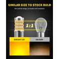 thumbnail image 4 of Bombillas LED AUXLIGHT 2057 1157 2357 7528 Amarillo ámbar (x2), 4 of 7