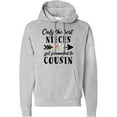thumbnail image 2 of Inktastic Only the Best Nieces Get Promoted to Cousin Adult Hoodie Sweatshirt, 2 of 4