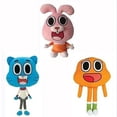 thumbnail image 1 of Figura de peluche HUOGUO Gumball con dibujos animados para niña, muñeca blanda de 25 cm, 1 of 5