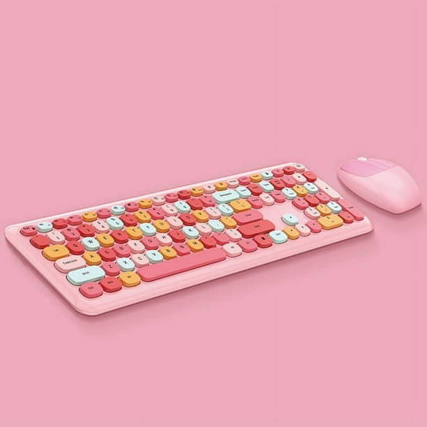 Set de teclado y ratón inalámbricos de estilo vintage Pamolo inglés
