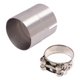 thumbnail image 1 of 51mm To 54mm Motorcycle Exhaust Pipe Diameter Converter Motorcycle Stainless Steel Reducer Adapters, 1 of 5