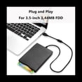 thumbnail image 4 of Unidad Lectora de Disquetes USB Unidad de Disquete FDD PortáTil Externa de 3,5 Pulgadas de 1,44 MB para Windows 7 8 2000 XP Vista PC PortáTil, 4 of 5