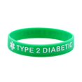 thumbnail image 2 of TYPE 2 DI ABETIC Prevention Silicone Wristband, 2 of 6
