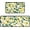 Lemon, variant on Lemon Kitchen Rugs and Mats Set of 2,Spring Summer Kitchen Decoration Rubber Backing Non-Slip Absorbent Kitchen Mats for Sink,Waterproof Runner Rug for Laundry Room,17x30+17x48inch
