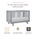thumbnail image 6 of Babyletto Hudson 3-in-1 Convertible Crib with Toddler Bed Conversion Kit, 6 of 8