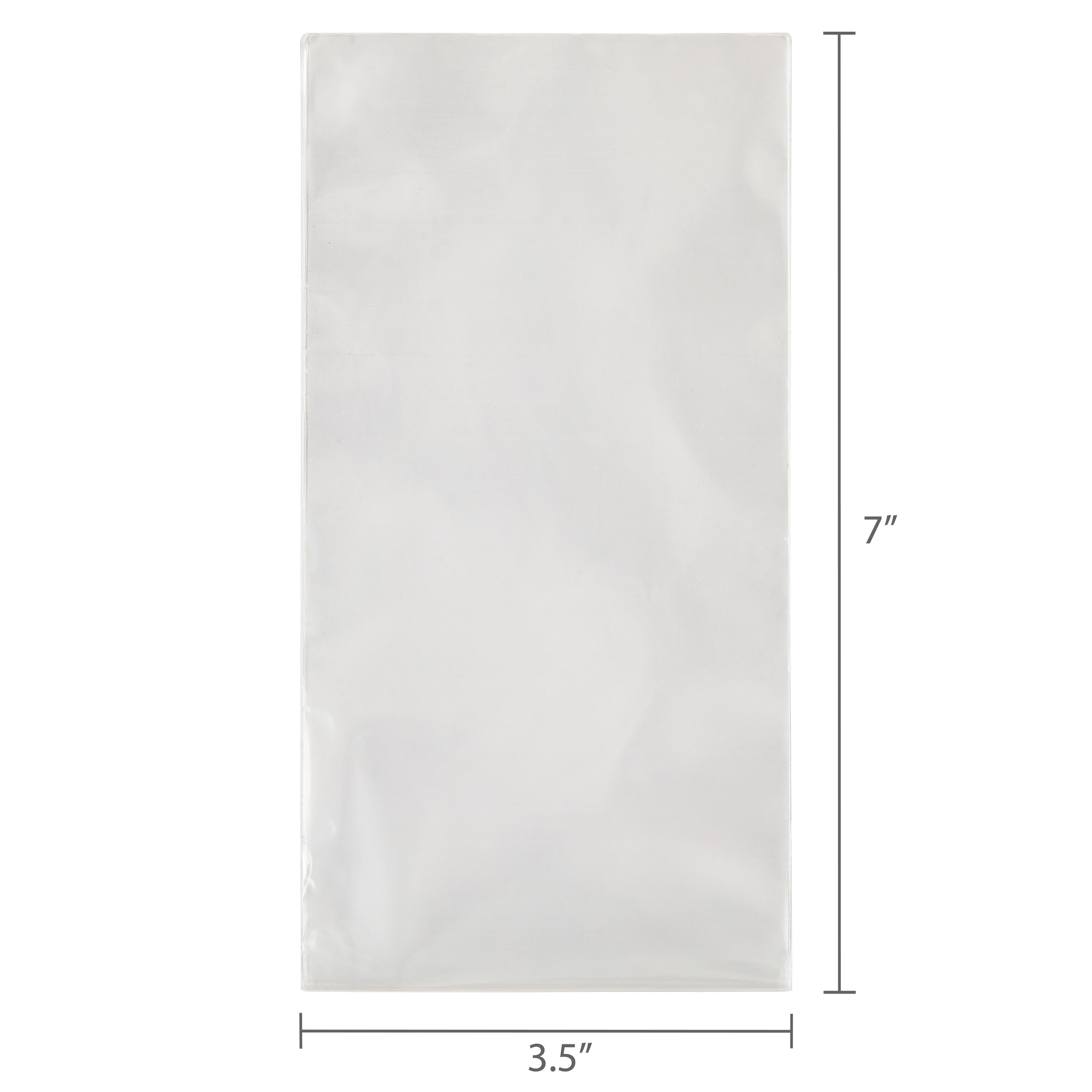 Clear Treat Bags with Twist Ties, 3.5" x 7", 8 Pieces, by Way To Celebrate