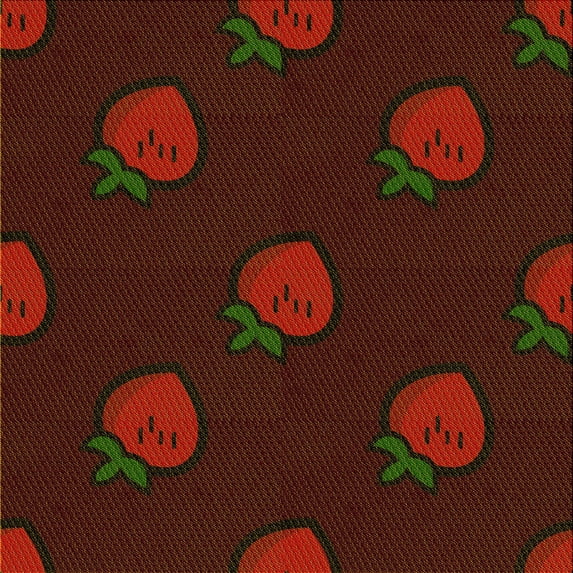 Ahgly Company Machine Washable Indoor Square Transitional Red Brown Area Rugs, 7' Square