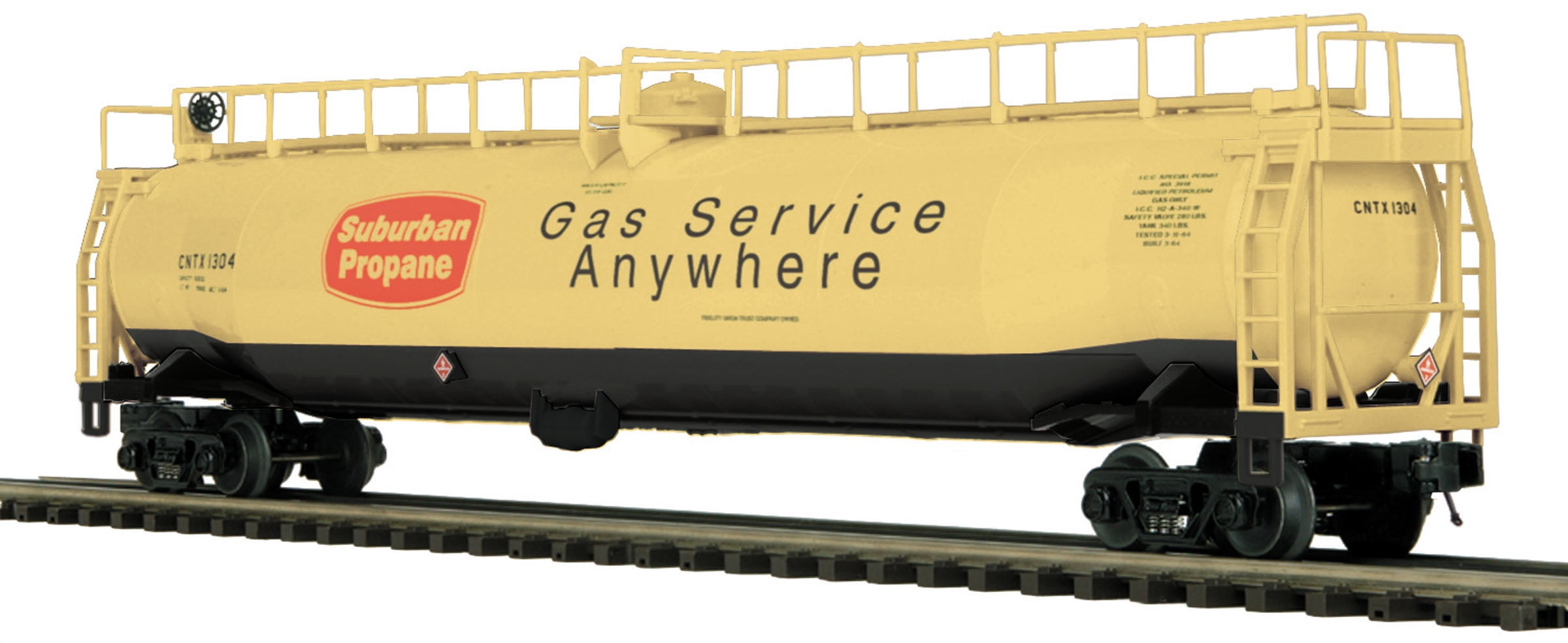 MTH 2096803 O Suburban Propane 33K Gallon Tank Car