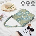thumbnail image 2 of Elegant Ethnic Shoulder Tote | Retro Abstract Pattern | Spacious Multi-Pocket Work Bag for Professionals, 2 of 5