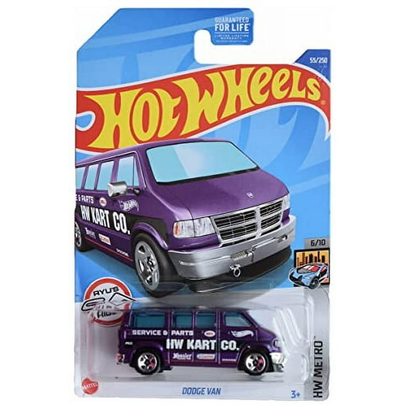 Hot Wheels Dodge Van (Purple) 2022 HW Metro
