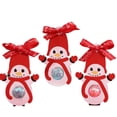 thumbnail image 6 of 100/200PCS Christmas Snowman Lollipop Holder Kraft Paper Card Xmas Packing Box DIY Navidad Christmas Tree Pendant Party Supplies (snowman  rope,2.8x10cm,100piece), 6 of 7