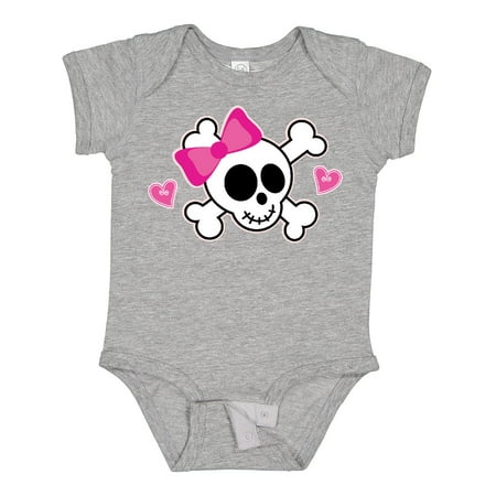 

Inktastic Valentine Holiday Girls Skull Gift Baby Girl Bodysuit