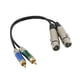 thumbnail image 2 of Cable de sonido estéreo shamjiam 2 XLR a 2 Cable de 1 pie, 2 of 9