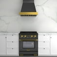 thumbnail image 5 of 30 in. 4.2 cu. ft. Dual Fuel Range for Natural Gas in Dark Stainless Steel, 5 of 14