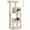 Beige, variant on Demi Bonn 45" Cat Tree Tower for Indoor Cats, 5-Level Cat Condo for Large Cats with Large Hammock, Big Top Perch and 4 Sisal Covered Scratching Pos, Green