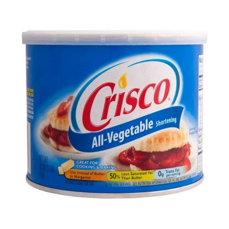 Crisco All Vegetable Shortening 16 Oz Pack Of 3 Great For Cooking And Baking Pies and Pastries