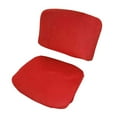 thumbnail image 3 of yuksok 1 Set Split Design Stretchable Office Computer Chair Covers Slipcover Red, 3 of 9